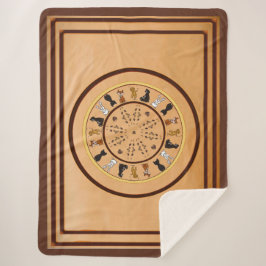 figdewdrop nutty bullseye Sherpa Blanket Sherpadecke