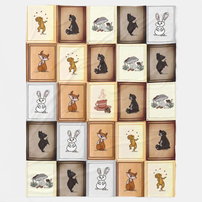 figdewdrop Quilt It Relax Everybody Fleece Blanket (Vorderseite)