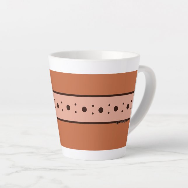 Figdewdrop Relax Cup Orange small Latte Mug Milchtasse (Rechte Ecke)