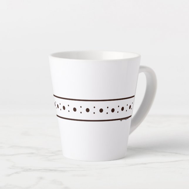Figdewdrop Relax Cup white small Latte Mug (Angle droit)
