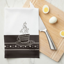 Figdewdrop RelaxCup Black Blinky Bat Kitchen Towel Geschirrtuch
