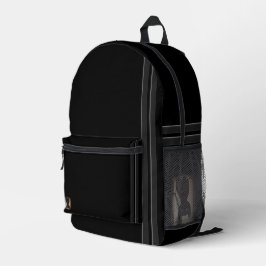 figdewdrops Blinky die Fledermaus schwarzer Rucksa Bedruckter Rucksack