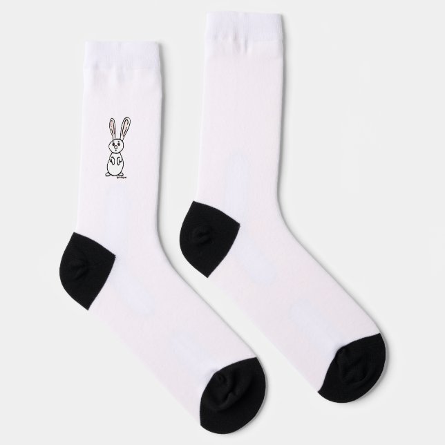 figdewdrops Bunny Crew Socken (Rechts)