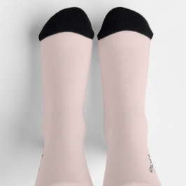 figdewdrops Bunny pale pink crew socks Socken