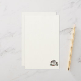 figdewdrops caterpillar mushroom stationary briefpapier