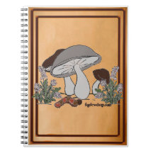 figdewdrops chenille champignon cahier