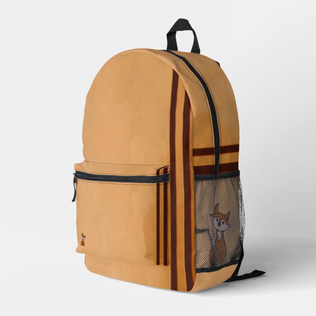 figdewdrops Fig der Fuchs Rucksack (Rückseitige Ecke Rechts)