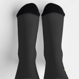 figdewdrops Grim Fig dark grey crew socks Socken