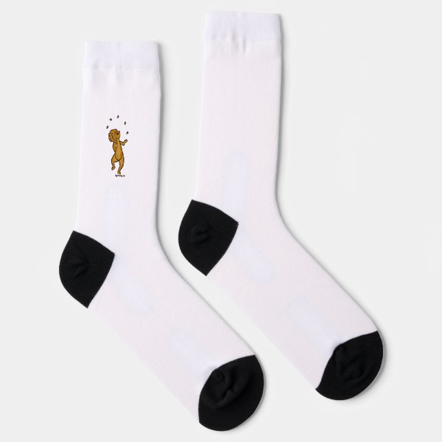 figdewdrops Jonglier-Eichhörnchen-Crew-Socken Socken (Rechts)