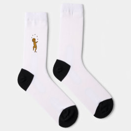 figdewdrops Juggling Squirrel crew socks Socken