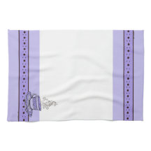 figdewdrops Violet Purple Relax Cup kitchen towel
