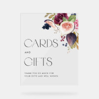 Figes d'aquarelle et cartes de mariage et cadeaux