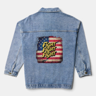 Fight Fight Fight - Wahl Donal Trump Jeansjacke
