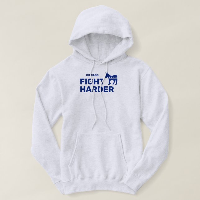 Fight Harder™ Hoodie (Customize It!) (Design vorne)