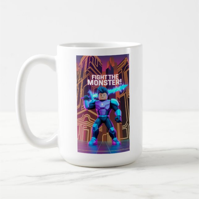 Fight the monster  kaffeetasse (Links)