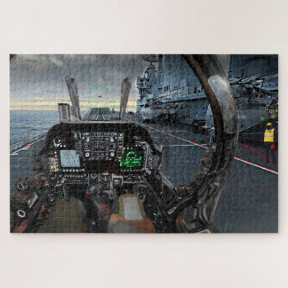 Fighter Cockpit sur Carrier Jigsaw Puzzle 1014 pc.