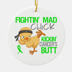 Fightin Küken-allgemeines Lymphom Keramik Ornament
