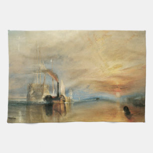 Fighting Temeraire von Joseph Turner, Maritime Art Geschirrtuch
