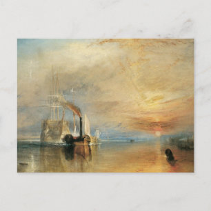 Fighting Temeraire von Joseph Turner, Maritime Art Postkarte
