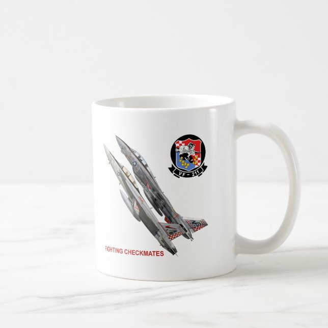 Fighting VF-211 setzt schachmatt Kaffeetasse (Rechts)