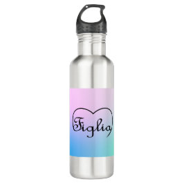 Figlia Daughter Pastellfarben Edelstahlflasche