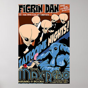 Figrin Dan Cantina Band Poster