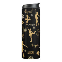 "Figue Skaten", goldene personalisierte Silhouette