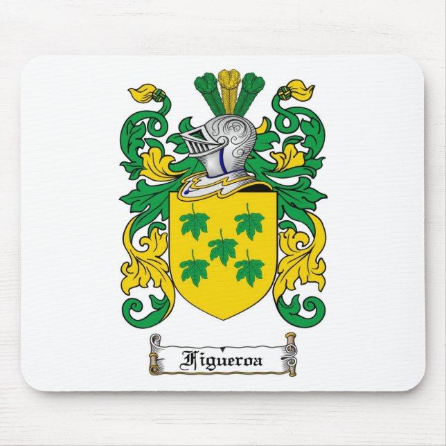 FIGUEROA FAMILIENWAPPEN - FIGUEROA WAPPEN MOUSEPAD (Vorne)