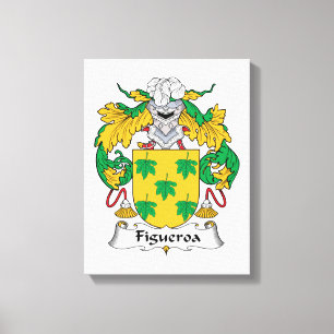 Figueroa-Familienwappen Leinwanddruck