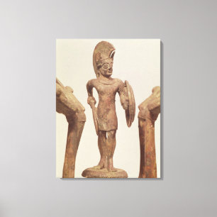 Figürchen eines Kriegers, c.490 BC Leinwanddruck