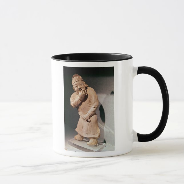 Figürchen eines Schauspielerpfeifens Tasse (Rechts)