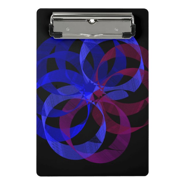 Figure 8 Geometric  Mini Klemmbrett (Vorderseite)