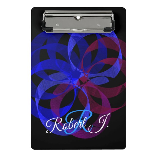 Figure 8 Geometric  Mini Klemmbrett (Vorderseite)