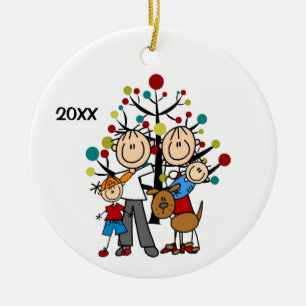 Figure à bâtons - Ornement de la famille