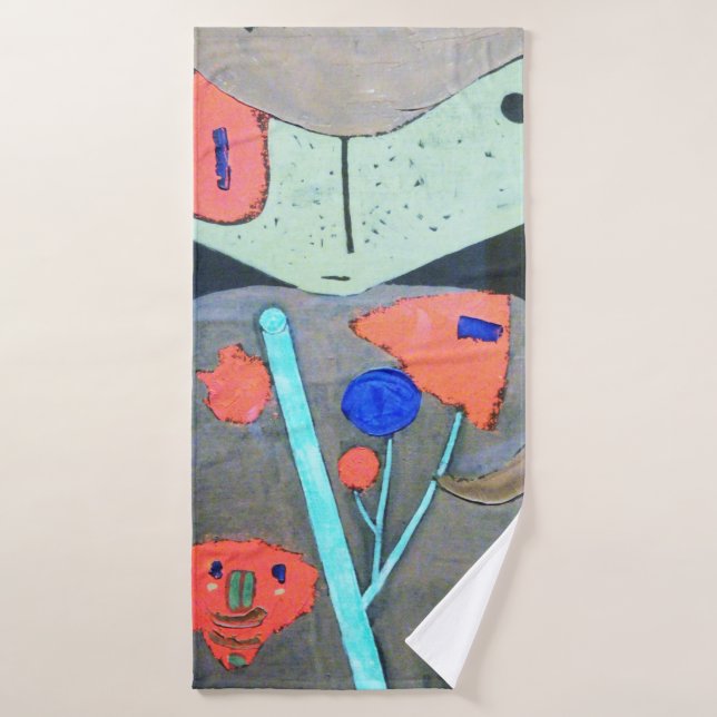 Figure du théâtre oriental, Paul Klee (Serviette de bain)