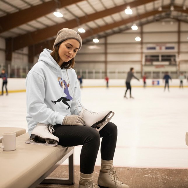 Figure Patinage femmes Sweat - shirt à capuche (Créateur téléchargé)
