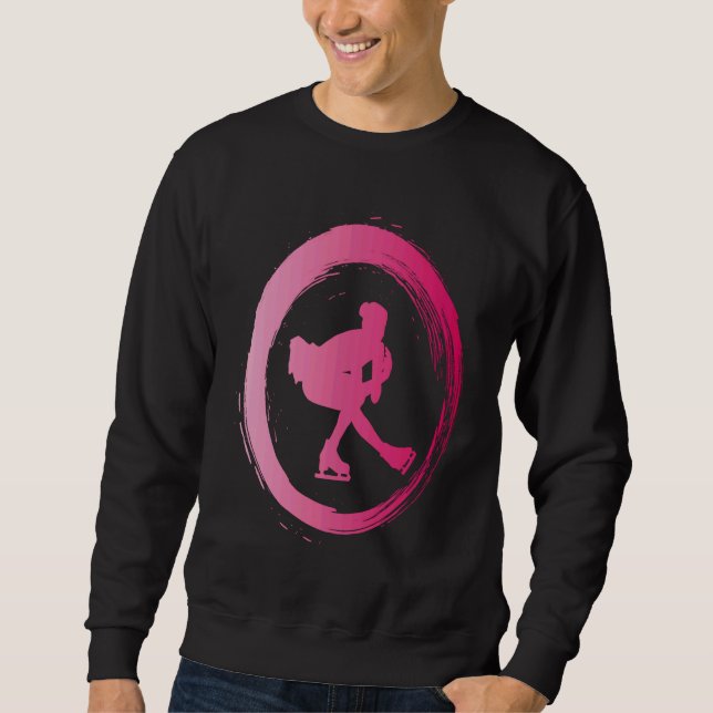 figure skating dance ice skate figure skater sweatshirt (Vorderseite)