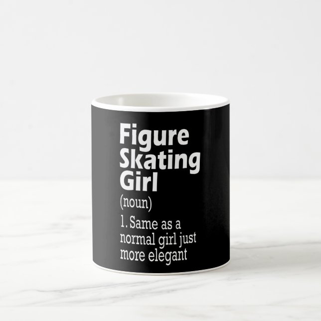 Figure Skating Girl Kaffeetasse (Mittel)