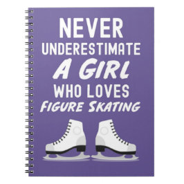 Figure Skating Ornaments Gifts Girl Skater For Her Notizblock