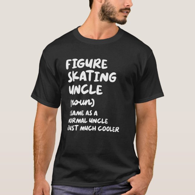 Figure Skating Uncle Definition   Sports T-Shirt (Vorderseite)