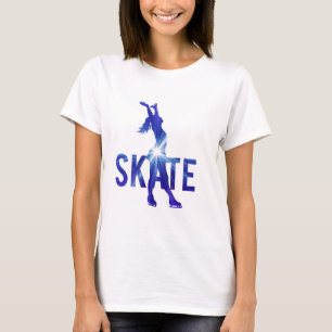 Figure T-shirt de logo d'étoile de patin