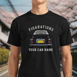 Figures Black Figaro Car Name T - Shirt