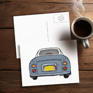Figures Lapis Gray Figaro Motor Car Postkarte