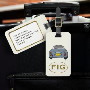 Figures Monogram Lapis Figaro Auto Gepäckmarke Gepäckanhänger