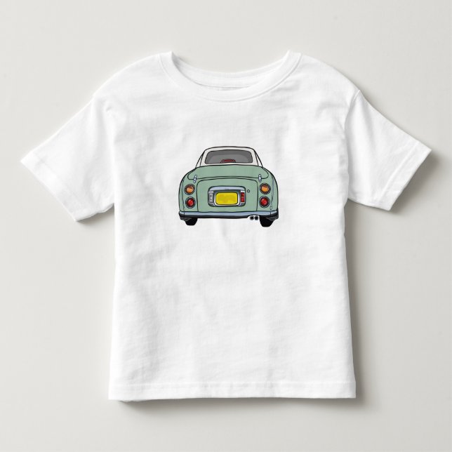Figures Niedlich Emerald Green Figaro Cartoon Car Kleinkind T-shirt (Vorderseite)