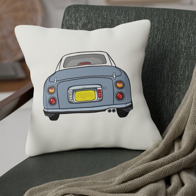 Figures Niedlich Lapis Gray Figaro Car Cream Kissen (A cute Lapis Grey Figaro Car on a cream pillow that's double sided so you can flip it as you like.)