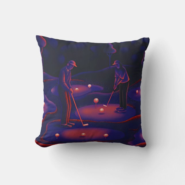Figures Reaching for Celestial Bodies Kissen (Vorderseite)