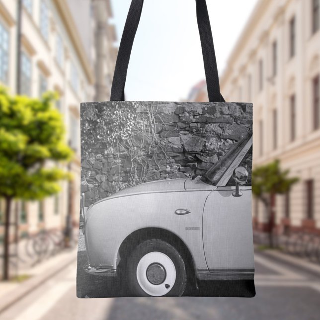 Figures Retro Figaro Car Foto Tasche (You can add your own car photos to this tote bag.)