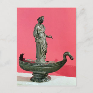 Figurine der Göttin Sequana Postkarte