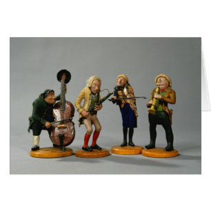 Figurines de caricature des musiciens